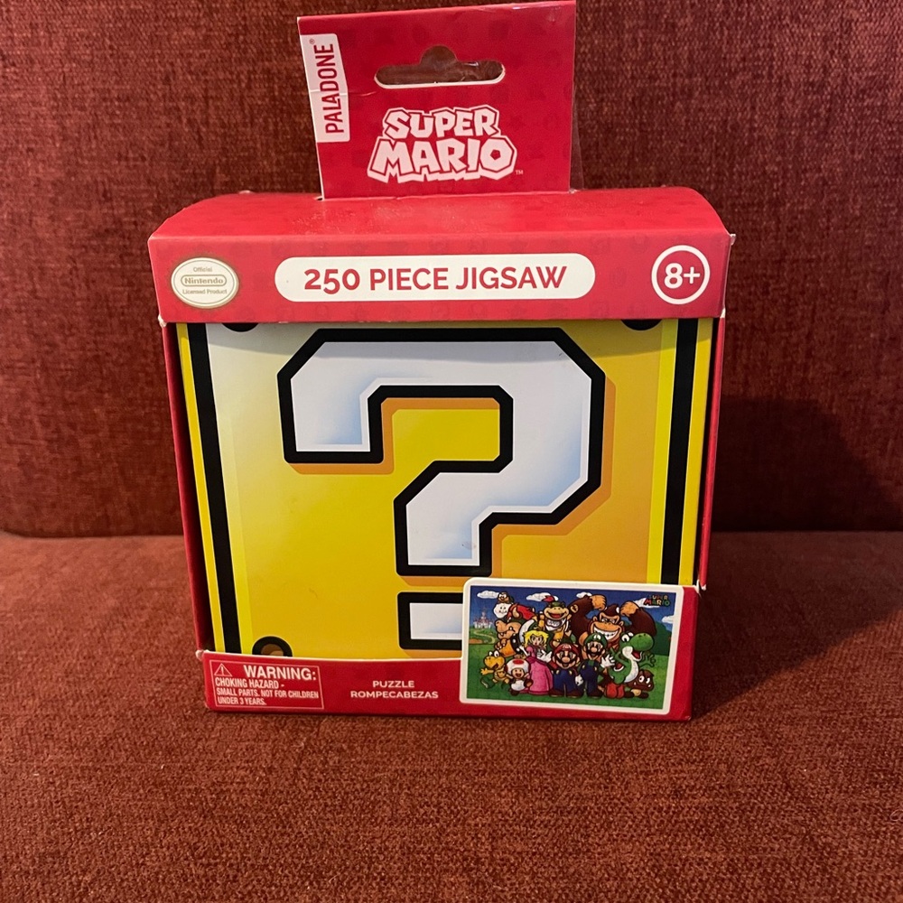 Nintendo Yellow Question Block 250-Piece Jigsaw Puzzle